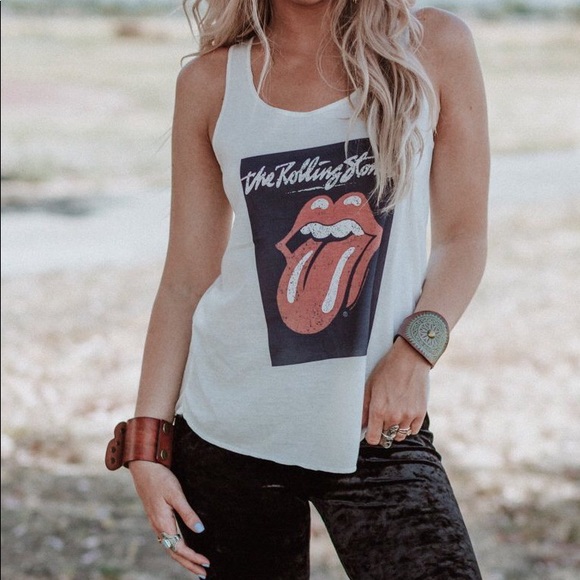 Fashionomics Tops - The Rolling Stones tank avail. sizes S, L, XL
